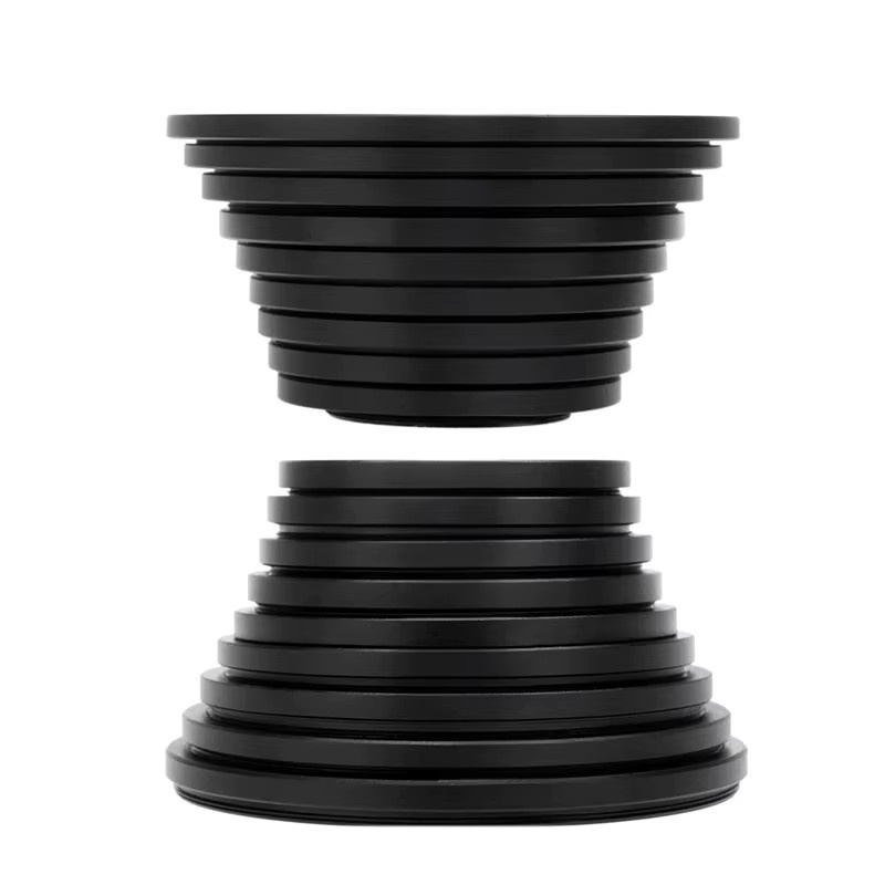 SZKOSTON Kameraobjektivfilter Step Up/Down Adapterring-Set in Schwarz für DSLR-Objektive, 9-teilig oder 18-teilig, 37–82 mm und 82–37 mm - Bild 6