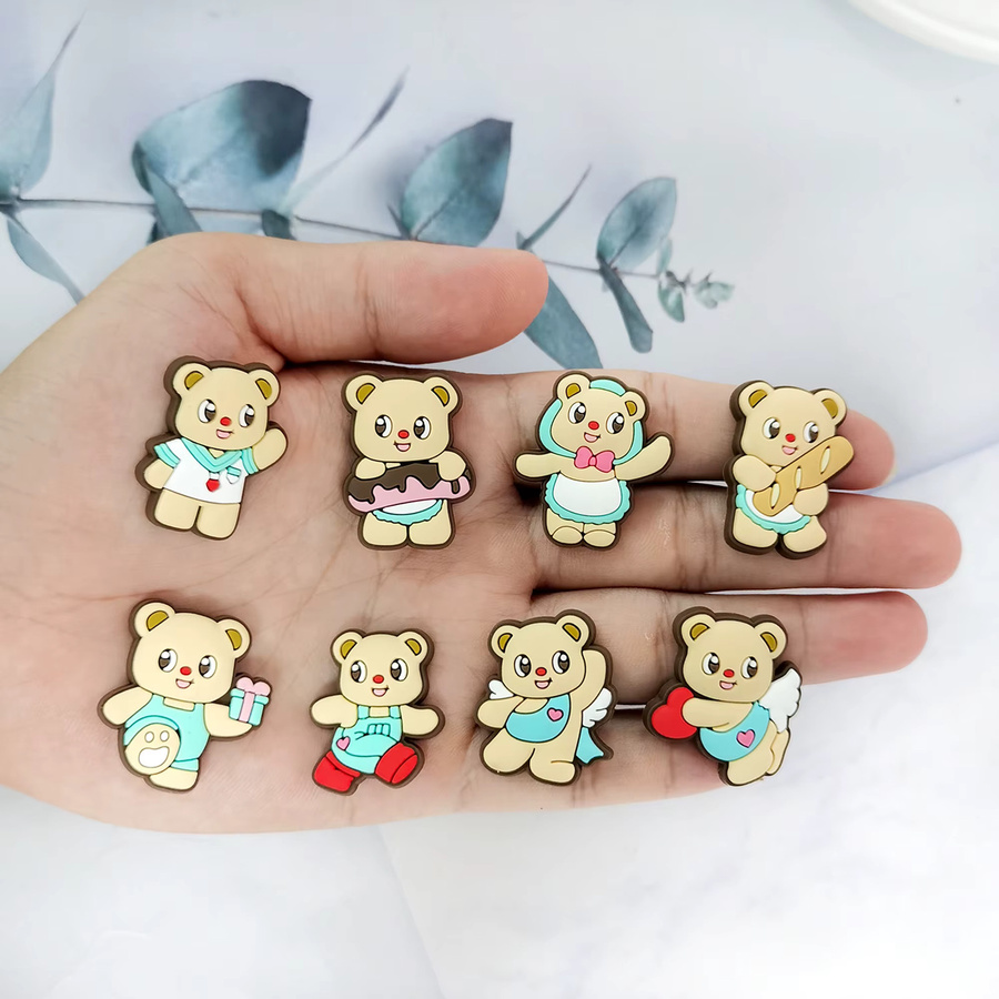 MINISO Schuh Charms, Bär Butter Cartoon, Kinder - Bild 2