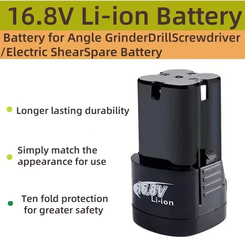 Roza Cinnie Lithium-Ionen-Akku 16,8V / 4Ah in Schwarz für Elektroschrauber und Multifunktions-Bohrmaschinen - Bild 5