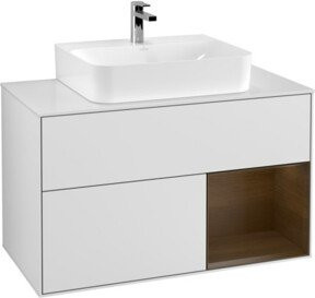 V&B Waschtischunterschrank Finion 100 in Weiß lackiert - Bild 1