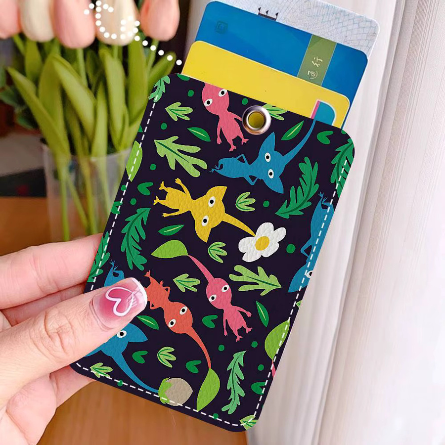 Pikmin Kartenhalter aus Kunststoff in Multicolour für Bankkarten, Business-Karten, ID-Karten und Abzeichen als Schlüsselanhänger - Bild 2