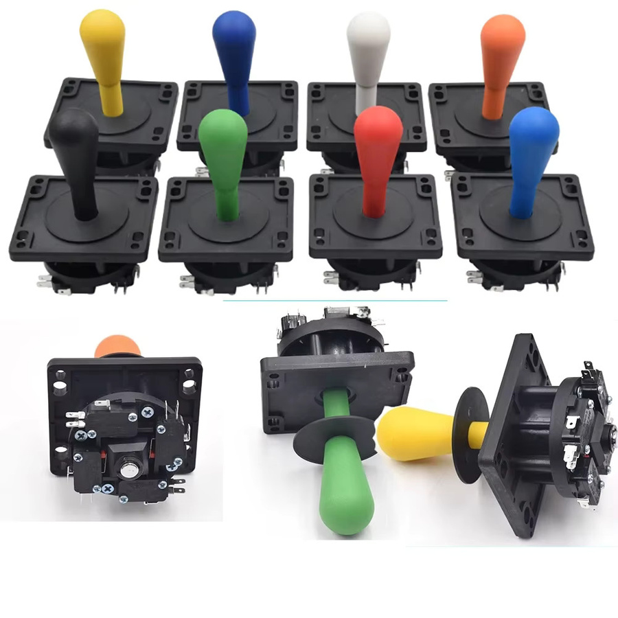 Happ Retro Arcade Joystick mit Long Shaft Stick in Schwarz für Fighting Games und DIY Arcade-Konsole - Bild 7