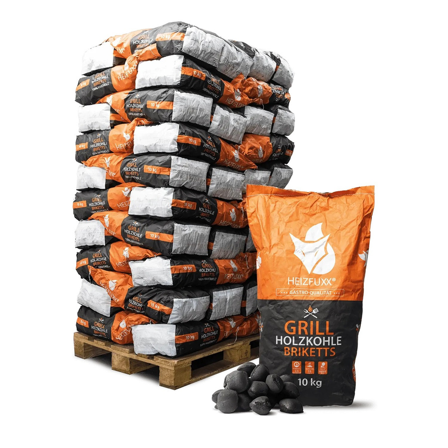 PALIGO Holzkohle Grillbriketts aus Hartholz für Professionals, 600 kg (60 x 10 kg) - Bild 2