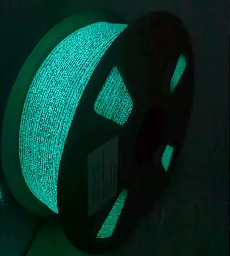 Leuchtendes PLA Filament für 3D-Drucker 1,75 mm im Sternenhimmel-Design, erhältlich in Blau oder Grün - Bild 4