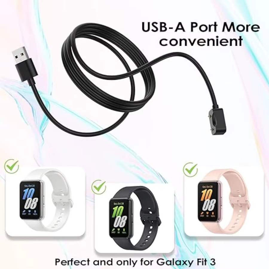 Samsung Galaxy Fit3 Ersatzladegerät, 2er-Pack, Schwarz - Bild 3