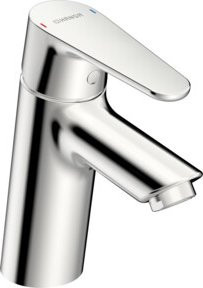 Hansa Waschtisch-Einhebelmischer HANSAVANTIS ECO in Chrom mit Ausladung 109 mm und wassersparender Funktion - Bild 1
