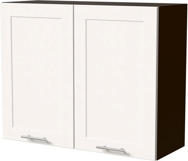 Feldmann-Wohnen Hängeschrank Oslo Küchenschrank in Lava und Weiß Matt, B/T/H: 90 x 32,5 x 72 cm - Bild 1