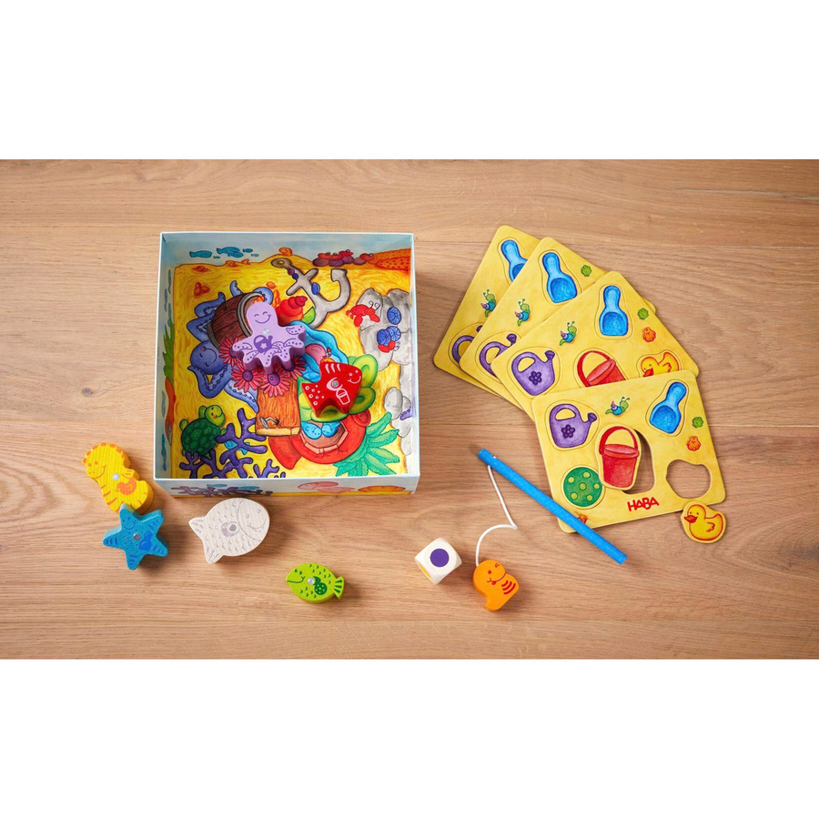 HABA Meine ersten Spiele Fische angeln Geschicklichkeitsspiel ab 2 Jahren - Bild 2