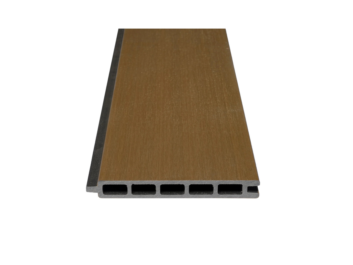 ELEPHANT Zaunset Siena Line Zaunsystem zum Einbetonieren mit Pfosten und Zubehör, Farbe Teak/Anthrazit, B/H: 565 x 180 cm - Bild 2