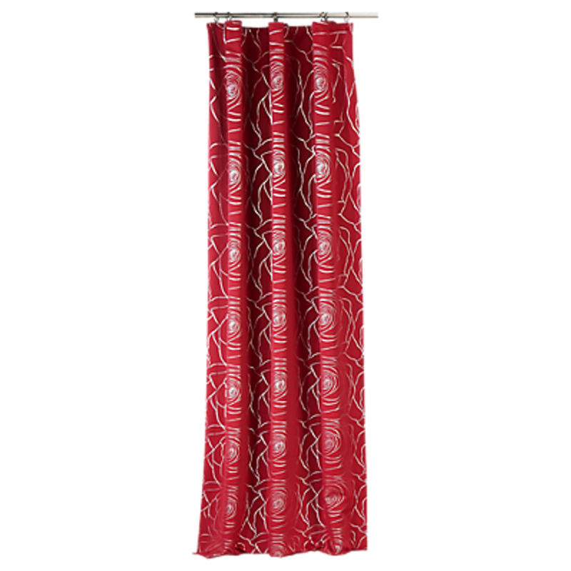 Home Essential Verdunklungsvorhang mit Rosenmuster in Rot, B: 140 cm, L: 245 cm - Bild 2