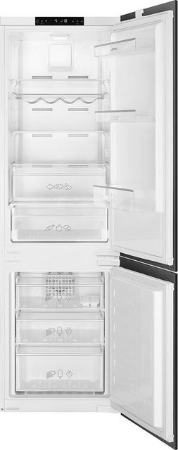 Smeg Integrierbare Kühl-Gefrier-Kombination C8175TNE in Weiß - Bild 1