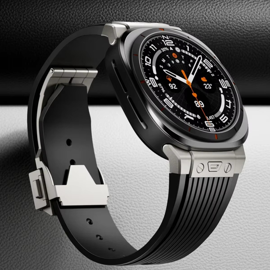 FancyWrist Uhrenarmband Edelstahl, Schwarz, Herren - Bild 2