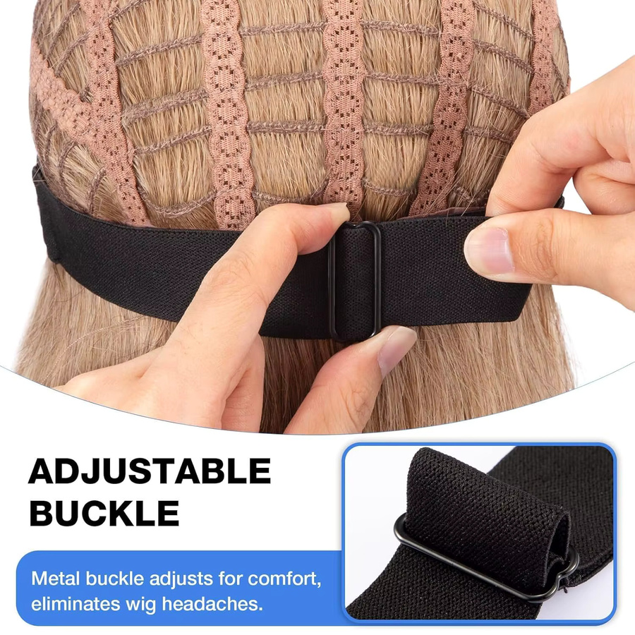 10 Stück Perückengriffband, verstellbar mit Silikonstreifen, Unisex - Bild 5