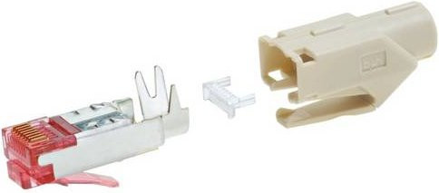 LAPP RJ45 Stecker TM21 Hirose BG für Ethernet/LAN, transparent, 50 Stück - Bild 1