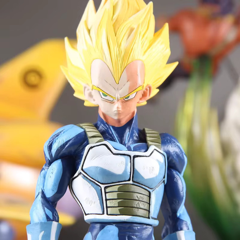 Dragon Ball SMSP Vegeta Actionfigur aus PVC in Multicolor, Anime Statue als Sammlerstück und Desktop Ornament, Höhe: 32 cm - Bild 2