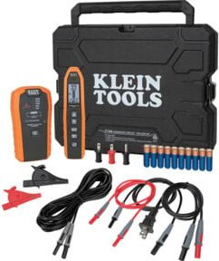 Klein Tools Stromkreisfinder Set 12–480 V AC in Orange mit Zubehör und Koffer - Bild 1