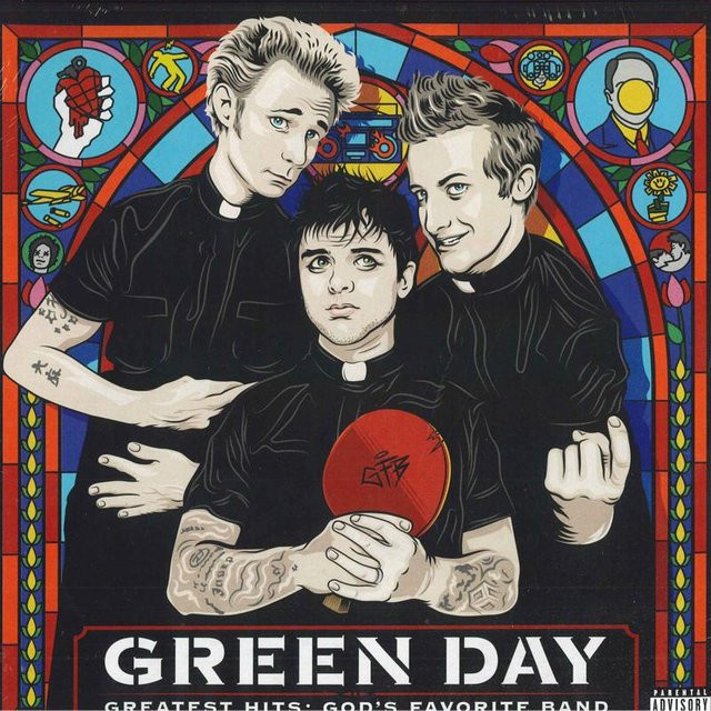 Green Day Greatest Hits Gods Favorite Band LP Schallplatte Reprise 2017 Rock Vinyl - Bild 1
