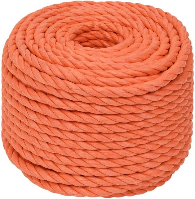 vidaXL Arbeitsseil aus Polypropylen in Orange, Durchmesser: 16 mm, Länge: 25 m - Bild 1