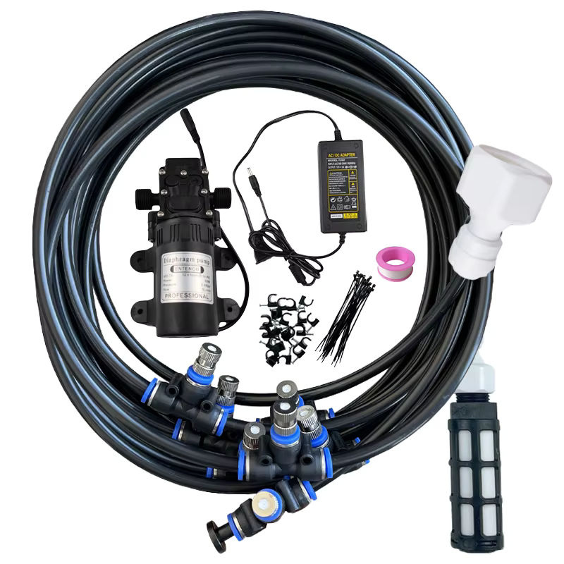 ENTENCO Elektrische Sprühpumpe für Sprinkler- und Nebelsysteme mit Hochdruck-Zerstäuber Kit - Bild 2