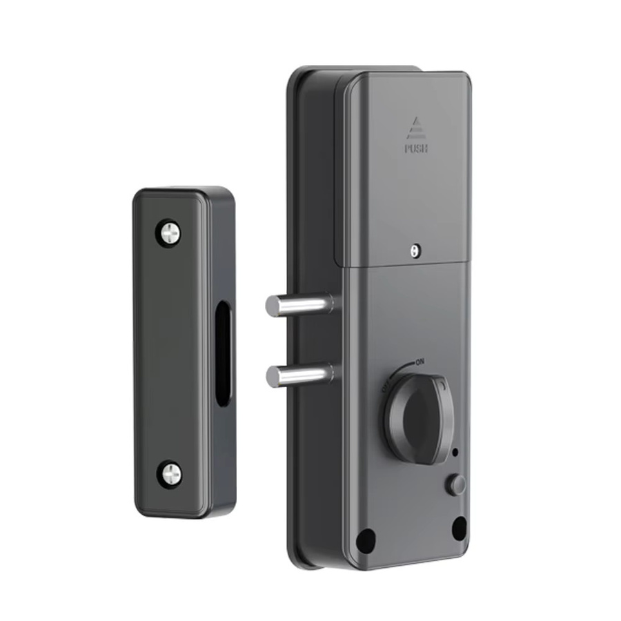 LUCKING DOOR Intelligentes unsichtbares Bluetooth-Schloss für Holztüren in Schwarz mit Tuya App Unterstützung und IC-Kartenfunktion - Bild 4