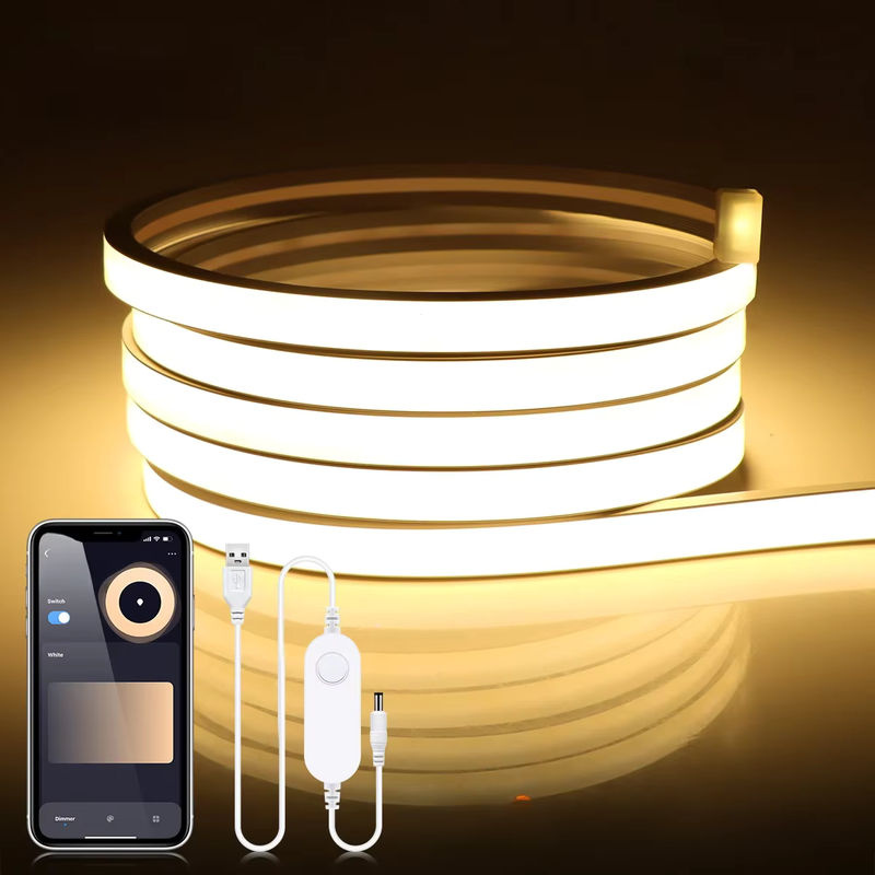 Rybakov Smart COB LED Streifen mit ZigBee 3.0, WiFi und Tuya Unterstützung, dimmbar via USB und Alexa, weiß - Bild 5