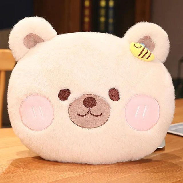 Yiran toy Kawaii Bär Hase Plüschtier, 30 cm, Rosa / Pink - Bild 1