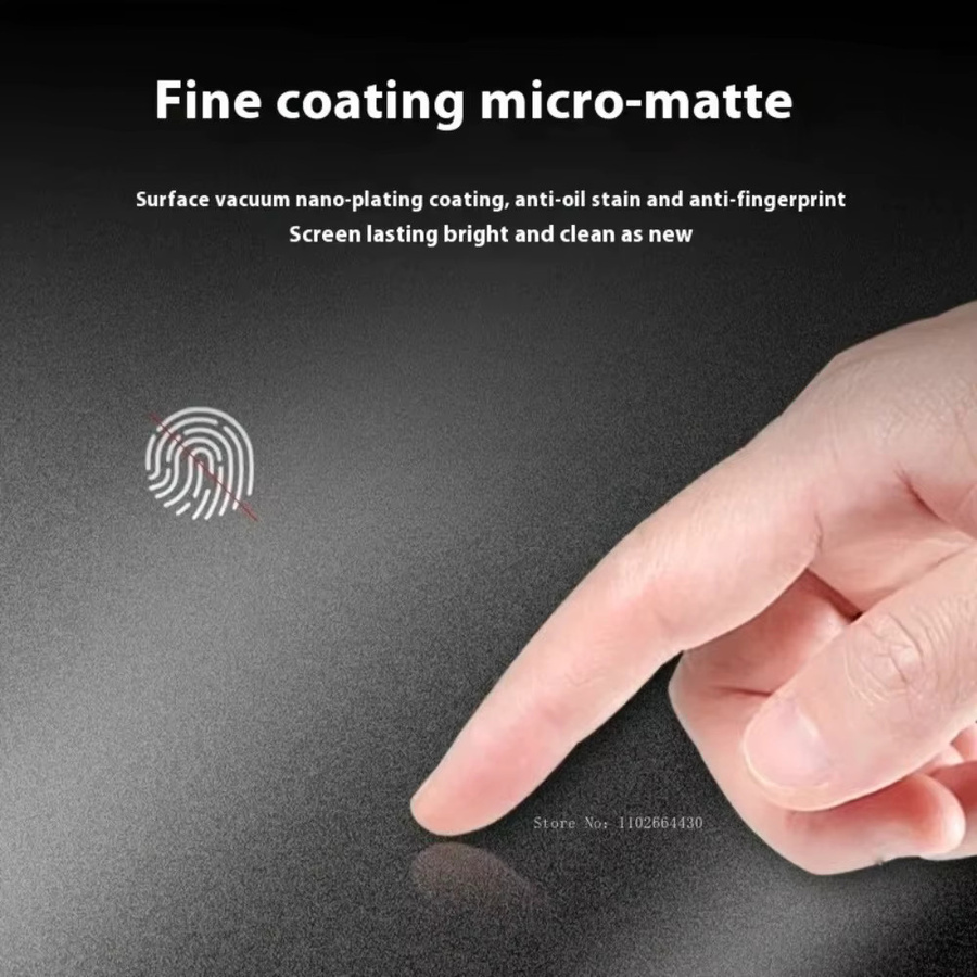 Samsung 2-in-1 Displayschutz aus mattem gehärtetem Glas mit Linsenfolie für Galaxy S25 S24 S23 S22 Ultra Plus FE in Transparent - Bild 4