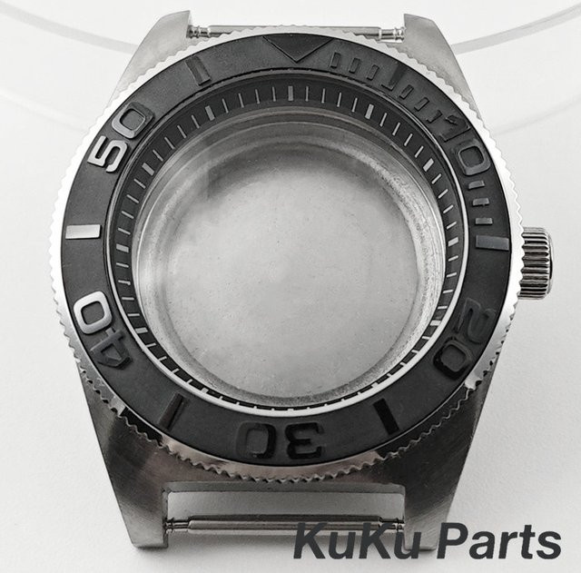 HUANXIAO Uhrengehäuse, Keramik, Schwarz, 40 mm, Unisex - Bild 1
