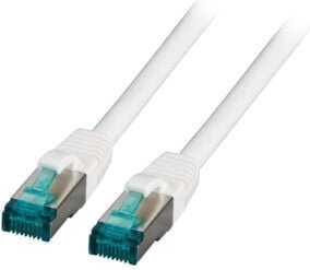 EFB-Elektronik Patchkabel Cat.6A S/FTP RJ45 Ethernet/LAN, Farbe: Weiß, Länge: 25 m - Bild 1
