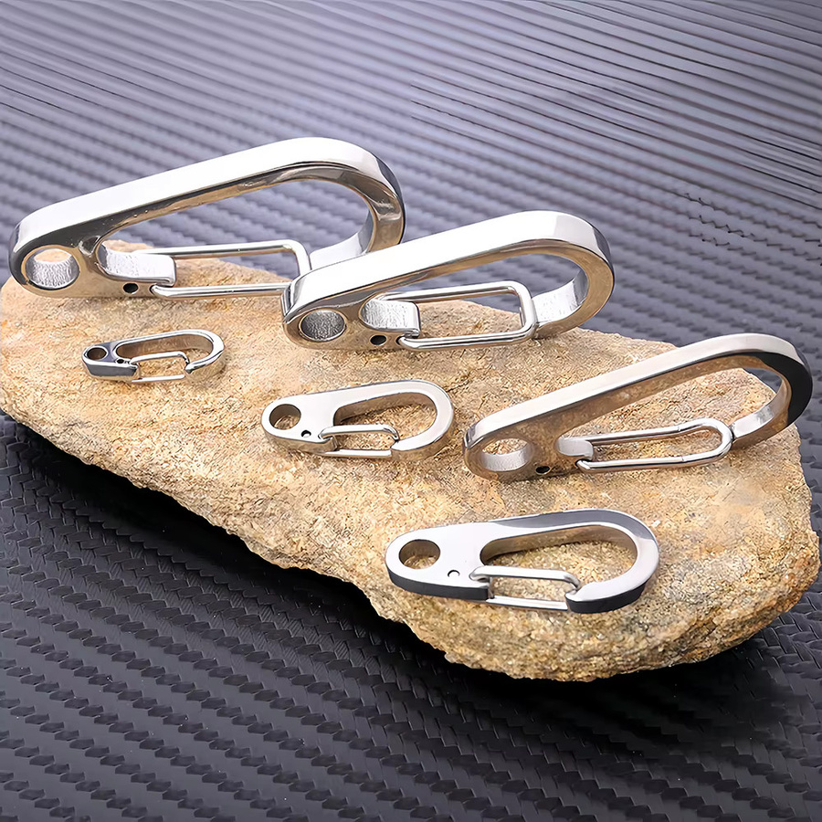 V-REX Schlüsselanhänger Edelstahl, Karabiner, Unisex - Bild 3