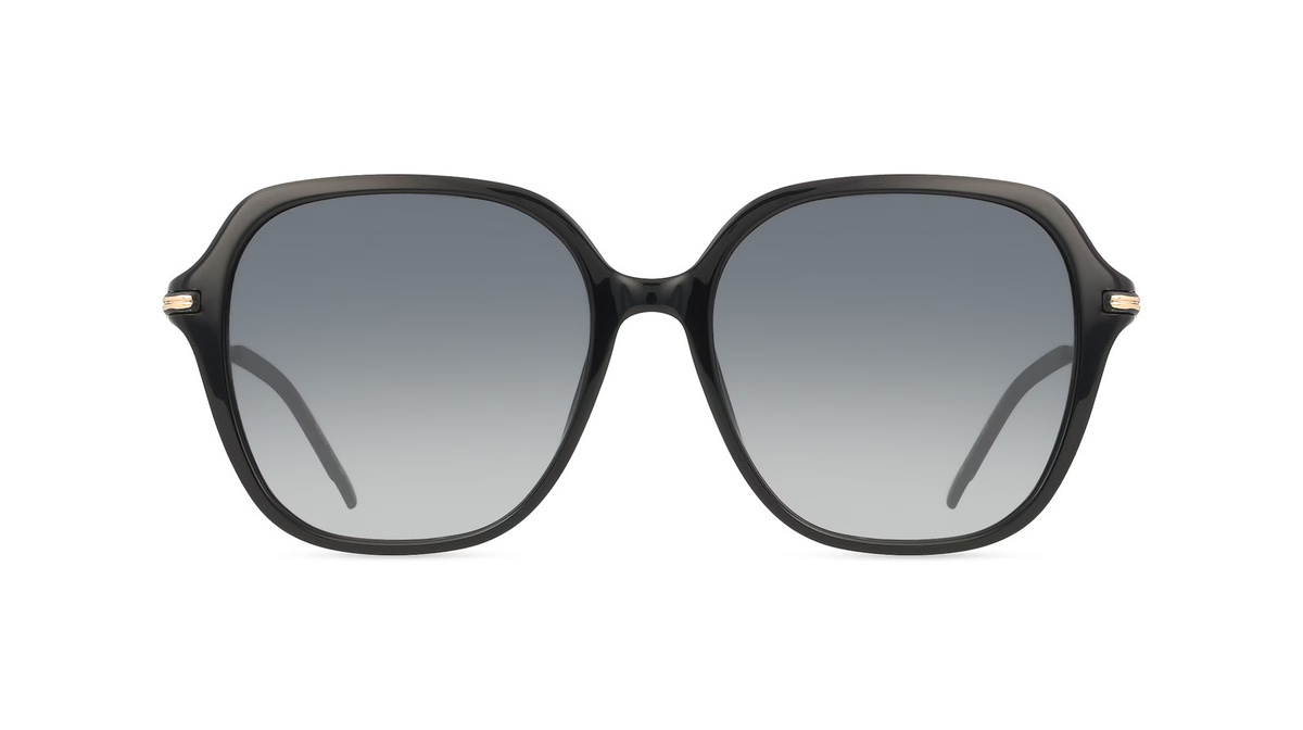 Boss BOSS 1781/S Sonnenbrille, Vollrand, Quadratisch, Acetat, Damen, schwarz, grau - Bild 1