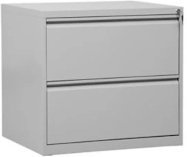 PROREGAL Hängeregistraturschrank Mare mit 2 Schubladen in Grau, H x B x T: 70 x 76 x 62 cm - Bild 1