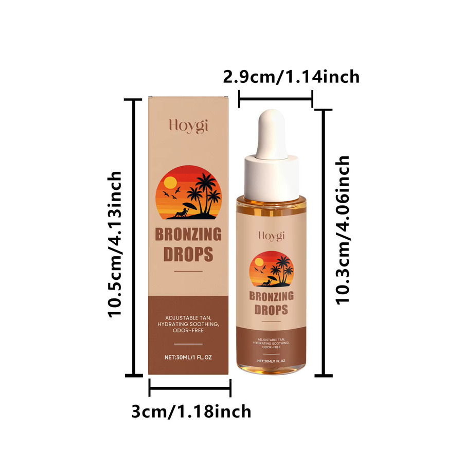 Hoygi Sonnenlose Bräunungstropfen für das Gesicht, 30 ml, Unisex - Bild 4