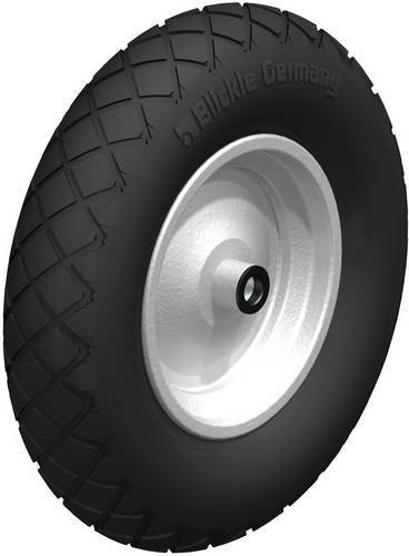 Blickle Rad-Luftreifen P 403/20-90R in Schwarz und Silber mit Stahlfelge, Durchmesser: 400 mm, Tragfähigkeit: 250 kg - Bild 1