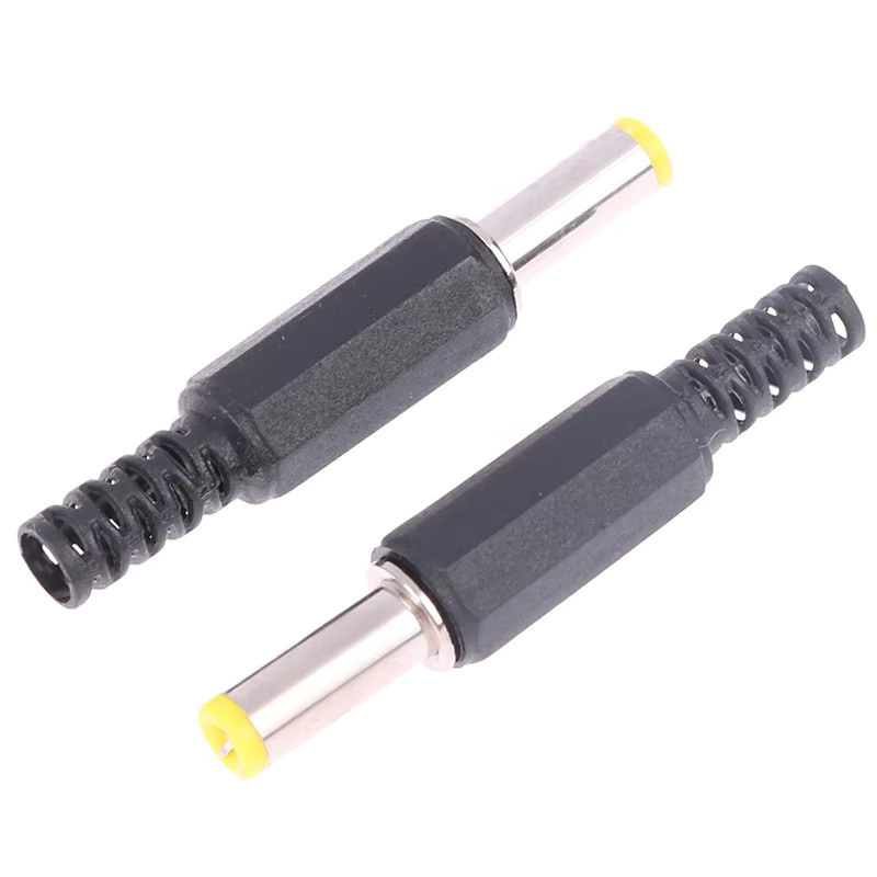 ESHYLALA DC Power Adapter Stecker Set, 10 Stück, Schwarz, Maße: 5,5 x 2,1 x 14 mm - Bild 2