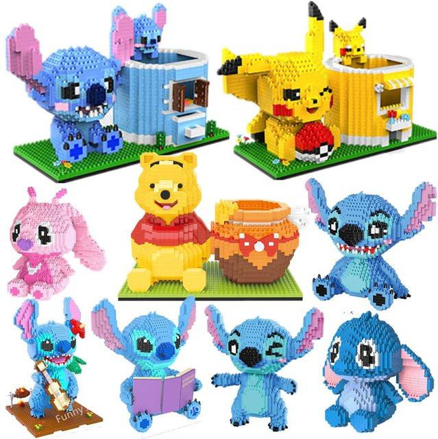 BEAST KINGDOM Interstellar Stitch Bausteine, Stifthalter, Disney - Bild 1