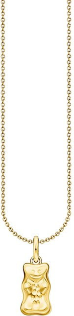 Thomas Sabo Kette mit Haribo Goldbär Anhänger, 925 Silber, vergoldet, Damen - Bild 1