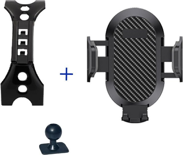 Handyhalterung mit kabellosem Laden für Mercedes Benz A-Klasse A200 A180 W177 (2019-2024), Farbe: Schwarz, Befestigung: Lüftungsschlitz - Bild 1