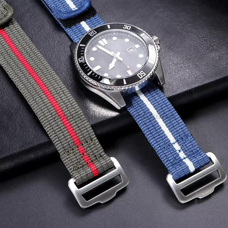 Uhrenarmband Nylon, Textil/NATO, Herren, 20mm 22mm - Bild 2