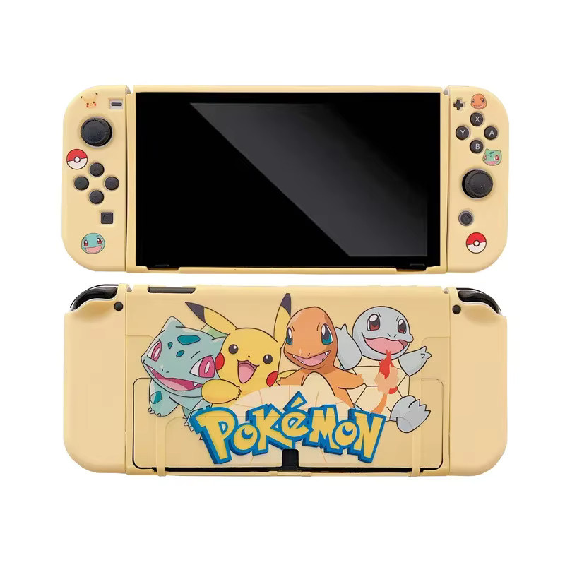 Pikachu Schutzhülle für Nintendo Switch OLED in Gelb - Bild 2