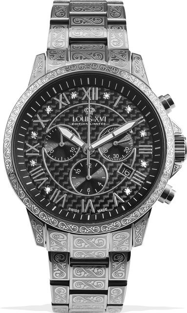 LOUIS XVI Chronograph, Quarz, Edelstahl, 43 mm, Herren - Bild 1
