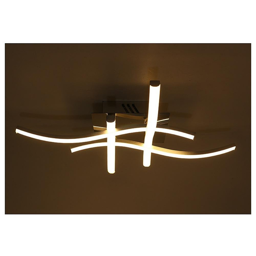 JR-Studio Deckenleuchte Minima in Weiß mit integriertem warmweißem LED-Licht für Wohnzimmer, Esszimmer und Schlafzimmer - Bild 3