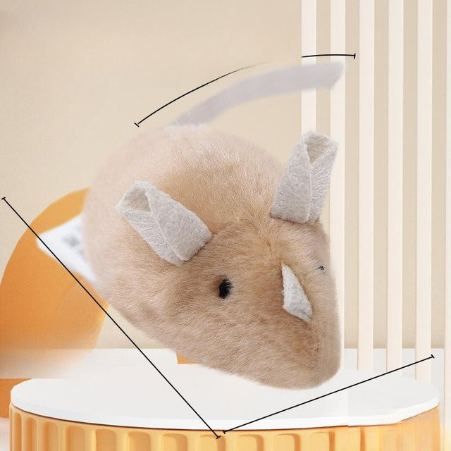 Yiran Furniture Elektrische Maus Katzenspielzeug mit Geräuschen - Bild 1