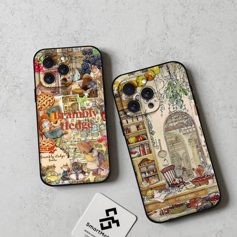 Brambly Hedge Handyhülle für Apple iPhone 11 bis iPhone 17 Pro Max Plus Mini aus weichem TPU in Multicolour - Bild 2