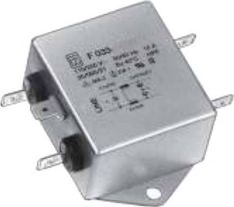 Eichhoff Entstörfilter F033-016/500 in Silber, 110 V/AC - 250 V/AC, 16A, 1 mH - Bild 1