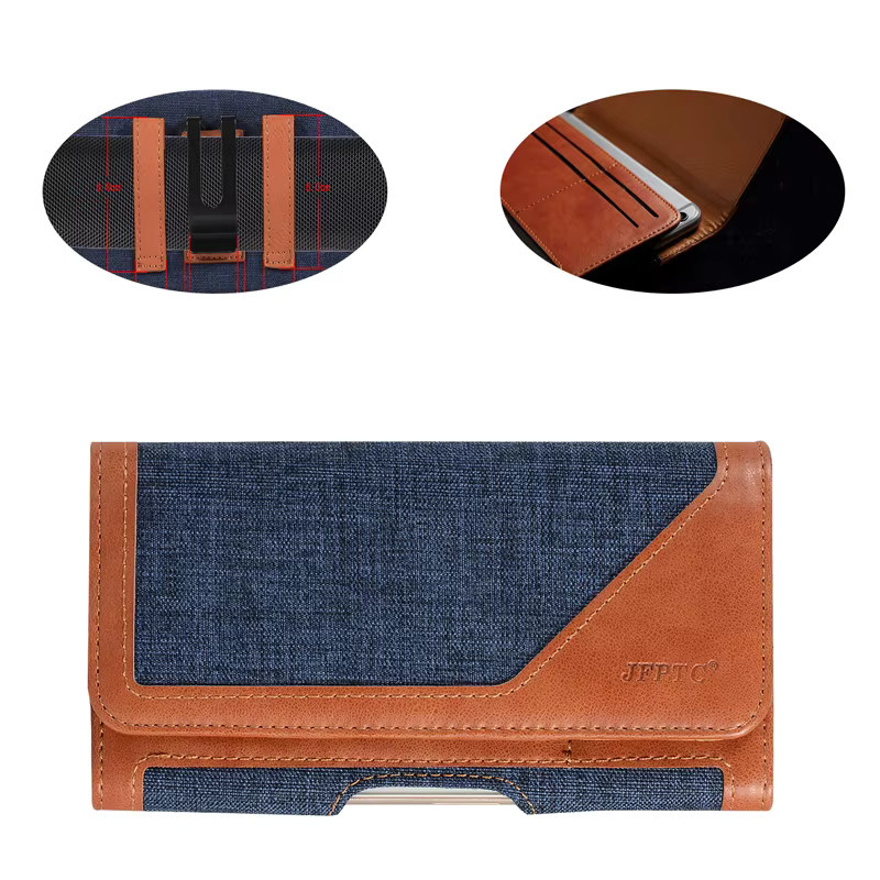 Universal Handy Tasche FaLi Qisubao Holster für Samsung Galaxy S26 Ultra S25 Ultra S25FE S24 Ultra A56 A36 A26 und iPhone in Schwarz oder Blau - Bild 5