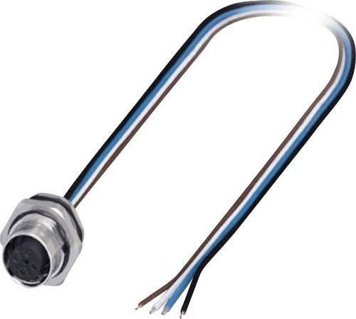 Phoenix Contact 1419632 Sensor-Aktor-Einbausteckverbinder M12 Buchse mit 4 Polen und 0,50 m Kabel in Multicolor - Bild 1