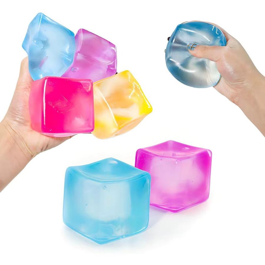 Schylling Würfel & Eiswürfel Squishy Fidget Toys Blind Box, multicolour - Bild 2