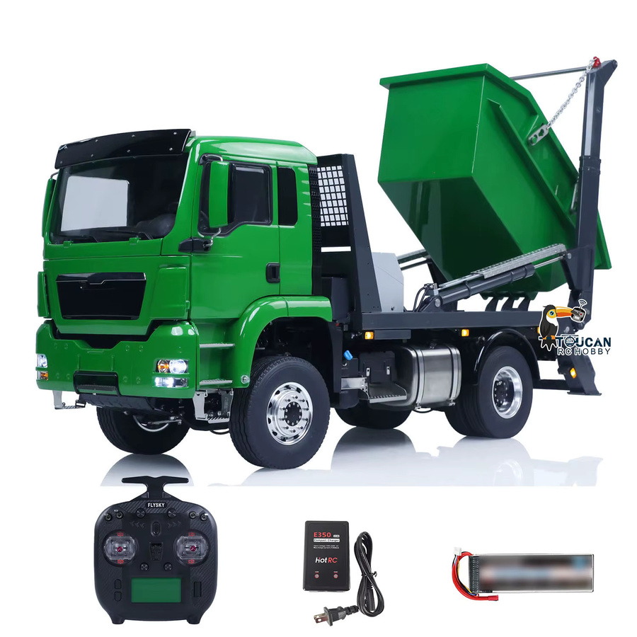 LESU RC Hydraulischer Kipplader, ferngesteuerter Metall-Dumper, 1:14, mit Licht- und Soundsystem - Bild 3