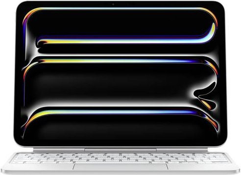 Apple Magic Keyboard Tablet-Tastatur mit Hülle für Apple iPad Pro 11 (2024) in Weiß mit USB-C und Scissor-Mechanik - Bild 1